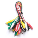 DANIU 10 Pieces 5 Colors Test Lead Set with Alligator Clip 20.5 inches 22AWG Copper Wire