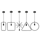 E27 Geometric Hanging Light Industrial Ceiling Pendant Lamp Lampshade Fixture