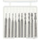 10pcs/Set Ball Nose End Milling Cutter Set Carbon Steel 1mm-3.175mm CNC Milling Cutter