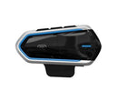 Motorcycle Helmet Headset MP3 Microphone with bluetooth Function Blue Frame QTB35