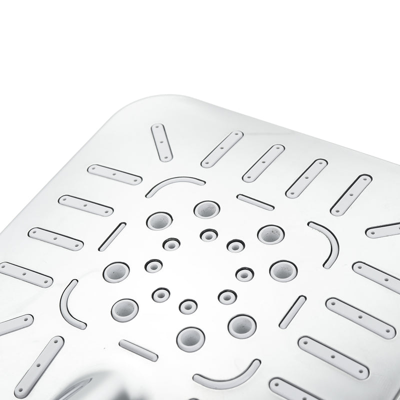 3 Gear Adjustment ABS Shower Head Handheld Bathroom Massage Square Shower Head