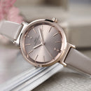 IBSO S8688L Ultra Thin Ladies Wrist Watch Crystal Elegant Design Leather Strap Quartz Watch