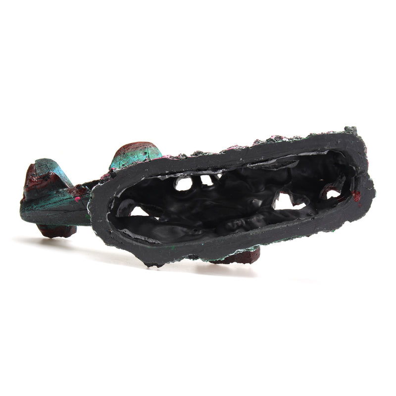 ZANLURE Large Plane Wreck Fish Tank Decoration Resin Aquarium Decorations
