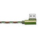 APPACS Camouflage Micro USB to USB Double 90 Dregee Right Angle Tablet Cable 2M