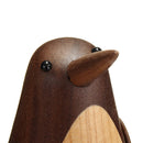 13cm Nordic Style Penguin Doll Living Room Bedroom Desktop Maple Walnut Decorations