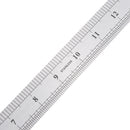 Drillpro 28mm Width Stainless Steel Straight Ruler 50/60cm Length With Locking Stop for Woodworking