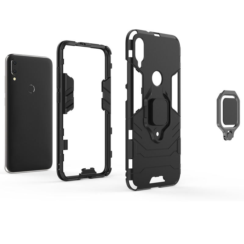 Bakeey Armor Magnetic Card Holder Shockproof Protective Case For Xiaomi Mi Play