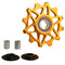 Qikour Cycling Bicycle Bike Rear Derailleur Ceramic Guide Pulley 12T Tooth Guide Wheel