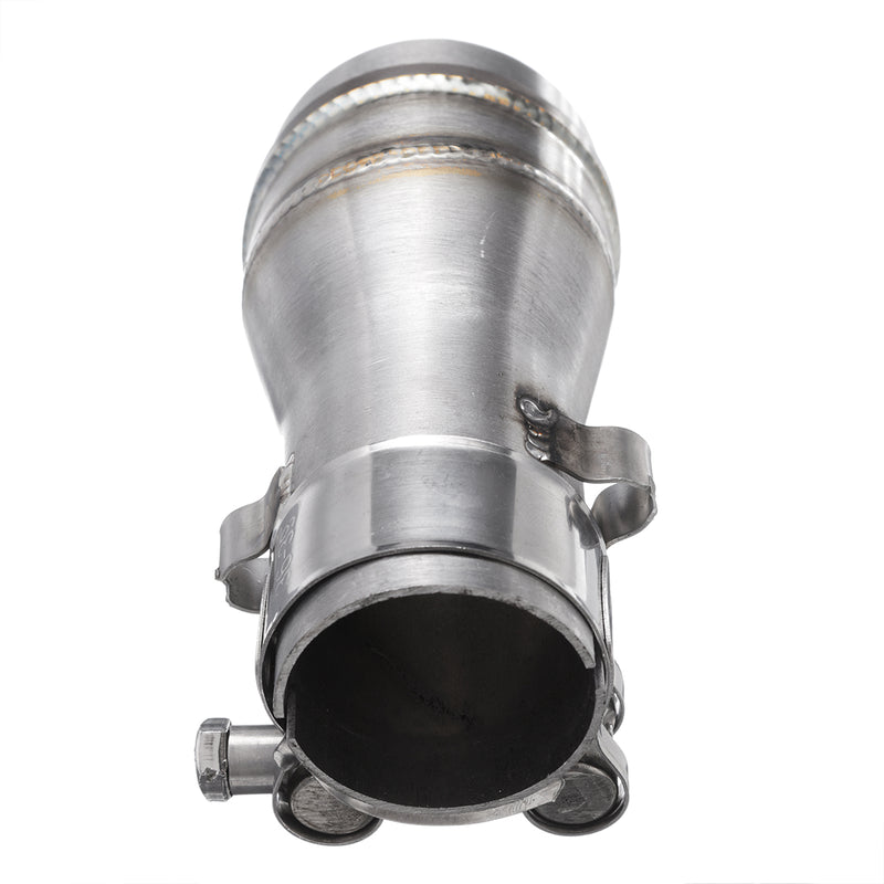 51mm To 35mm Motorcycle Stainless Exhaust Muffler Pipe Adapter Connector Polished 2''