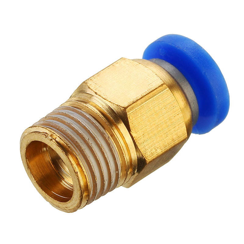 1.75mm/3mm Brass Pneumatic Connector Quick Joint For 3D Printer J-head Remote Extruder
