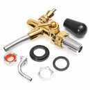 G5/8 Adjustable Beer Tap Faucet With Chrome Gold Plating Draft Shank Home Brew Bar