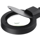 5X 10X Magnifying LED Lamp Magnifier Light Large Glass Lens Desktop Stand Craft