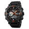 SKMEI 1228 Dual Display Multifunction Digital Quartz 50M Waterproof Chronograph LED Watch