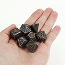 7 Pcs/Set Metal Dice Set Polyhedral Dices Role Playing Dragons Dice Party Table Game