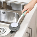 Round Head Cleaning Brushes Kitchen Cleaning Tools Cookware Cleaning Brushes With Handle