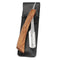 Rosewood Handle Straight Edge Barber Razor Folding Shaving Cutter with 10 Blades