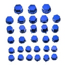 30pcs Screw Cap Vehicle Nut Universal Motocross Motorbike Modification Parts Accessories