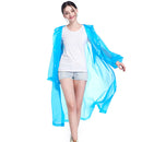 Fashion Raincoat Adult Hiking Outdoors Fishing Raincoat EVA Plastic Environmental Protection Poncho