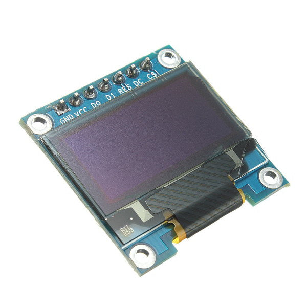 5Pcs 7 Pin 0.96 Inch IIC/SPI Serial 128x64 White OLED Display Module For