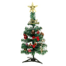 Tabletop Artificial Small Christmas Tree Artificial Lit LED Indoor Decorations