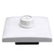 220V LED Dimmer Single Light Rotary Switch for Dimmable Lighting White