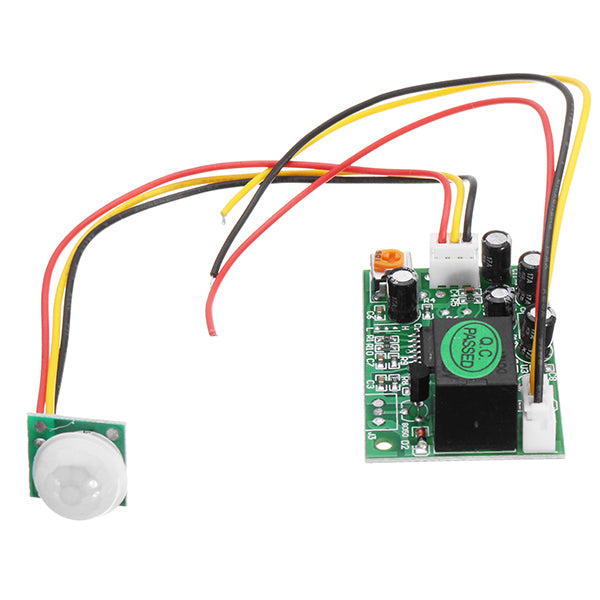 5pcs DC 12V 3-Wire Human Body Induction PIR IR Pyroelectric Infrared Sensor Module Relay Control Out