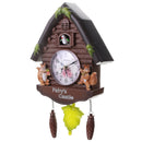 Wooden Antique Cuckoo Clock Time Bell Swing Alarm Watch Wall Art Handcraft Home