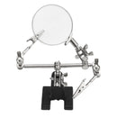 DIY Hands Free Magnifier Helping Hand Magnifying Glass Electrical Circuits Hobby
