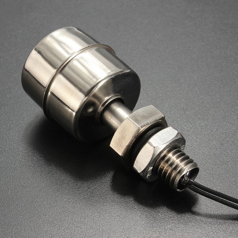 10W 100V Stainless Steel Liquid Water Level Sensor Horizontal Float Switch 45mm