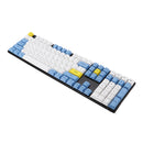 108 Key Blue White Cherry Profile Dye-sub PBT Keycaps Keycap Set for Mechanical Keyboard