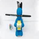 Multifunctional Toilet Shape Tape Dispenser Office Stationery Magnetic Storage Box Pen Holder