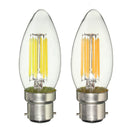 Dimmable B22 C35 6W COB Pure White Warm White Edison Retro Light Lamp Bulb AC220V