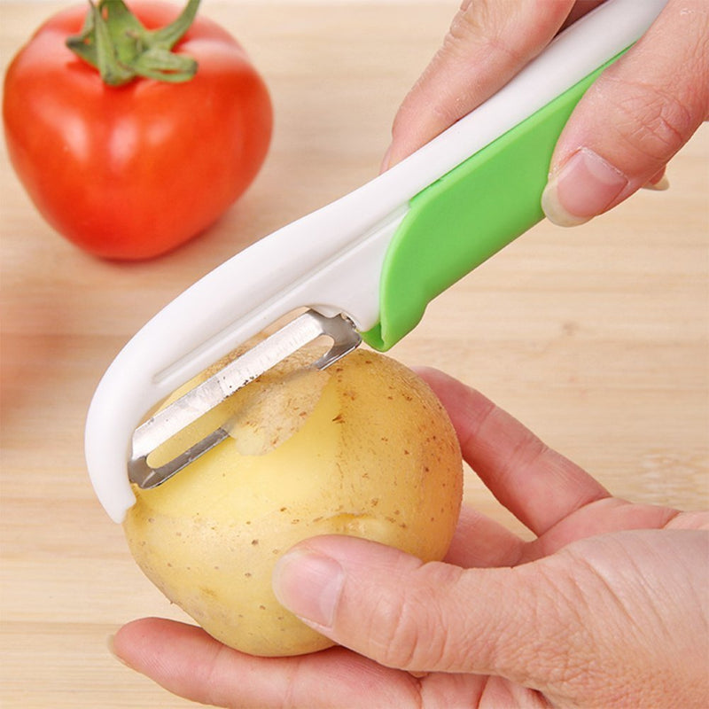 KCASA KC-MS09 Double Sides Vegetable Fruit Swivel Peeler Slicer Grater Multi-function Kitchen Tools