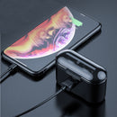 [CVC8.0 Noise Canceling] TWS bluetooth 5.0 Mini Wireless Earphone IPX7 Waterproof Headphones With 3000mAh Charging Box Power Bank
