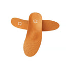 Women Men Orthopedic Instep Arch Support Leather Latex Insoles Dress Shoe Insole