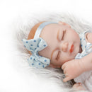 NPK 10 Inch 26cm Twins Reborn Baby Soft Silicone Doll Handmade Lifelik Baby Girl Dolls Birthday Gift