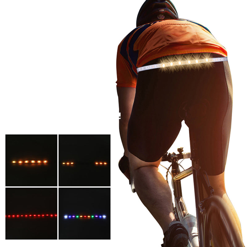 XANES WL01 LED Reflective Belt Light Wireless Remote Control Waist Belt Lamp Safety Warning Light