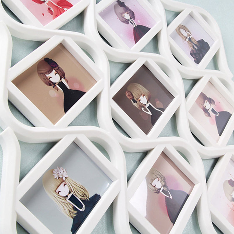 Chinese Knot 9 Image Family Photo Frame Collage Picture Wall Hanging Decor Wedding Gift