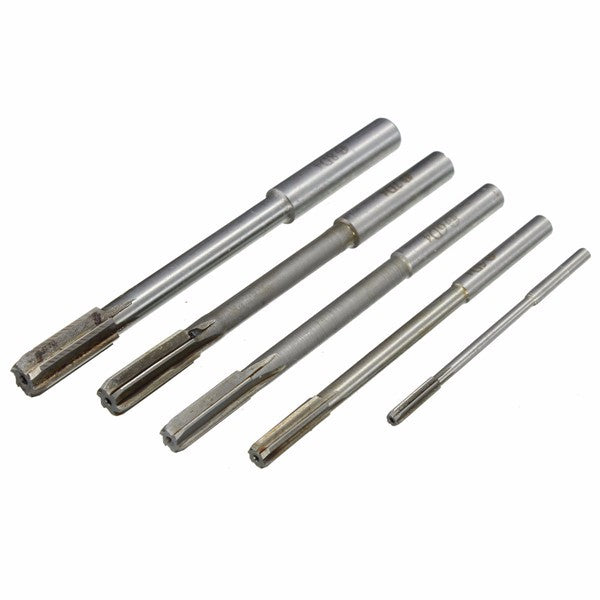 5pcs 3/5/6/7/8mm Shank Machine Milling Reamer Straight Shank Countersink Chucking Reamer
