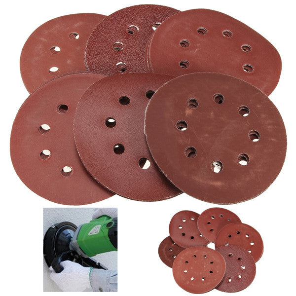 30pcs 5 Inch 80-2000 Grit Sanding Discs Sand Papers Polishing Sandpaper Set