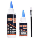 Liquid Sewing Solution Ultra-flexible No Sew Glue Kit Tools 1/2pcs 60-120ml
