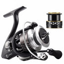 SeaKnight WR II 10+1BB 6.2:1 Spinning Fishing Reel With Spare Spool 2000H 3000H 4000H Wheel