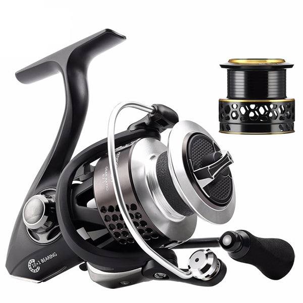 SeaKnight WR II 10+1BB 6.2:1 Spinning Fishing Reel With Spare Spool 2000H 3000H 4000H Wheel