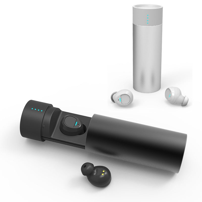 [True Wireless] TWS bluetooth Earphone Lightweigh Portable Stereo Headphones with Charging Box