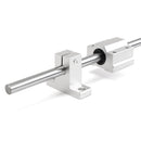Machifit SCS8UU/SK8 8mm Shaft 200-1000mm Length Optical Linear Rail Guide Support CNC Set