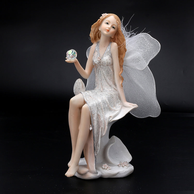 Angel Figurines Beautiful Fairy Ornament Statue Home Decorations European Style Resin Gifts