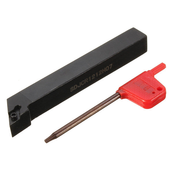 4pcs 12mm Lathe Boring Bar Tunring Tool Holder With 4pcs DCMT0702 Insert