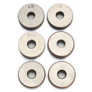 7pcs Knurling Knurler Tool 0.5/1/2mm Pitch Single Wheel Diagonal Wheel Linear Knurl Set