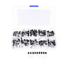 Transistor Assortment Kit BC337 BC327 2N2222 2N2907 2N3904 2N3906 S8050 S8550 A1015 C1815 10value 200PCS Transistors Box Pack