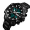 SKMEI 1306 Sports Style Chronograph Stainless Steel Dual Digital Watch Men Wrist Watch